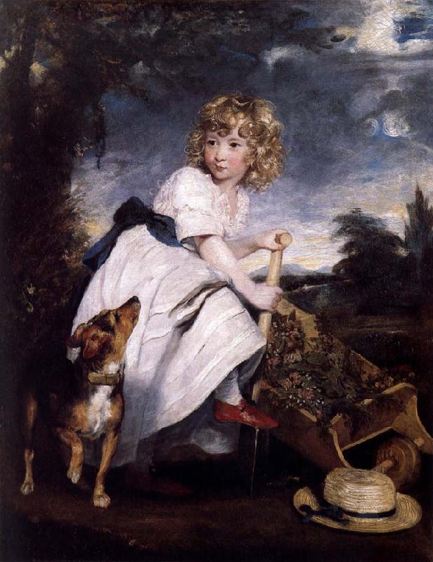 Sir Joshua Reynolds Master Henry Hoare as The Young Gardener oil painting image